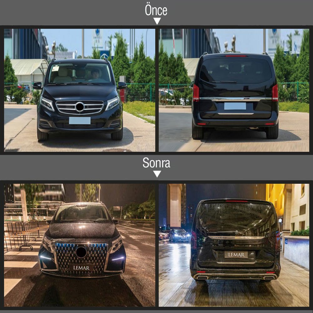 Gövde Seti MB W447 Vito. Elmas Panjur Versiyon 1 Panjur Yan Trimli. 2014