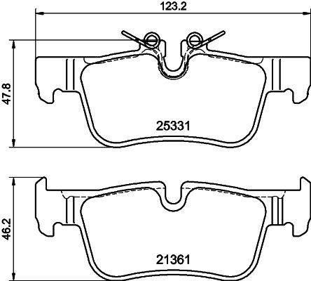Meyle Fren Balatası Arka F45 F46 F48 Mini Countryman (3421 6 859 917)