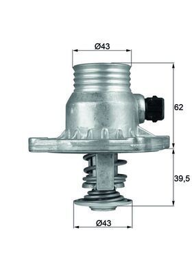 Behr Mahle Termostat Isı Ayarlayıcı Valf M60 M70 (1153 1 437 526)