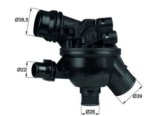 Behr Mahle Termostat Isı Ayarlayıcı Valf N43 (1153 7 552 403)