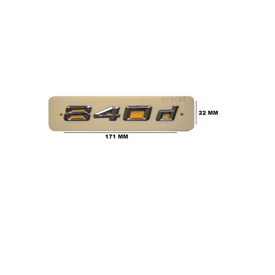 Lemar Yazı Tip Yazısı 840 D Krom G16 (5114 7 446 340)