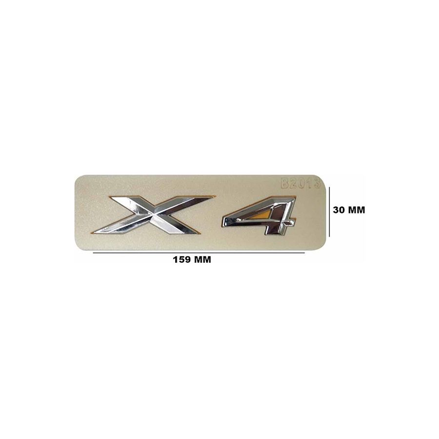 Lemar Yazı Tip Yazısı Büyük Bmw X4 Krom F26-G02 (5114 7 339 428)