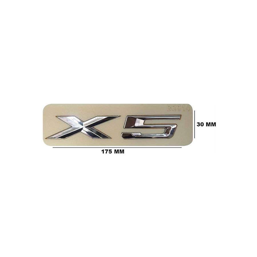 Lemar Yazı Tip Yazısı Büyük Bmw X5 Krom E 53-E70-F15 (5114 8 402 675)