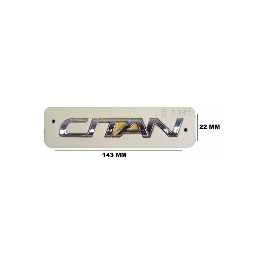 Lemar Yazı Tip Yazısı Cıtan Krom (A415 817 02 14)