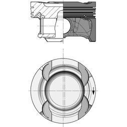 KOLBENSCHMIDT PISTON M274 83.00 (8772607000)