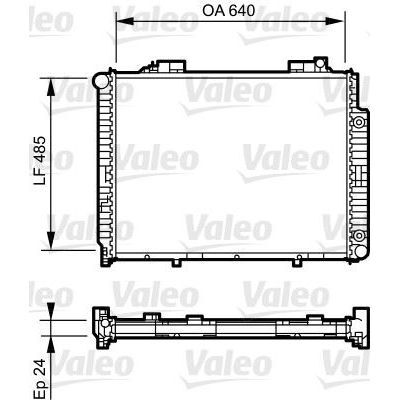 VALEO MOTOR SU RADYATORU MERCEDES E-CLASS W210 S210 (A2105006503)