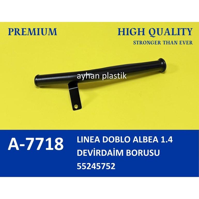 AYHAN DEVİRDAİM BORUSU FIAT LINEA-DOBLO-ALBEA 1.4 (55245752)