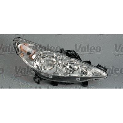 VALEO SAĞ FAR BEYAZ PEUGEOT P207 07>15 ELEKTRİKLİ H7 H1 MOTORLU (6206.95)
