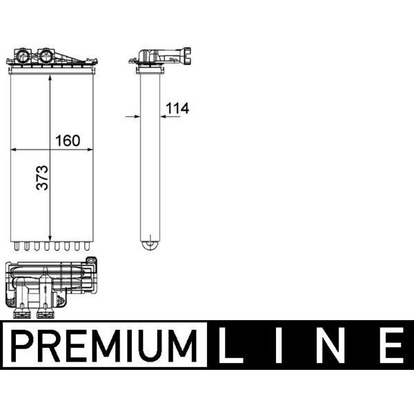 MAHLE KALORİFER RADYATÖRÜ PEUGEOT P3008 09 16 P5008 09 17 DS5 11 15 (6448.T9)