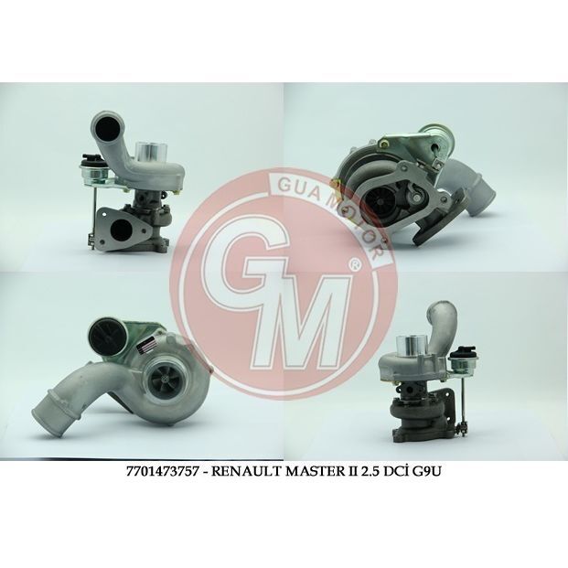 GUA TURBO ŞARJ RENAULT MASTER II 2.5 DCİ G9U 110BG 120BG (7701473757)