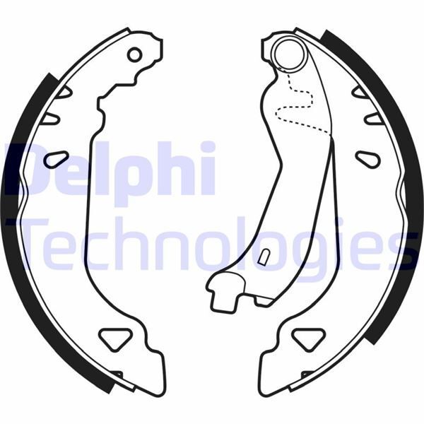 DELPHI ARKA PABUÇ BALATA TMPR 1.4 1.6 90-96 TİPO 1.4 1.6 1.9 89-95 PUNTO 1.2 1.6 1.7D 94-99 180X32 (5890500)