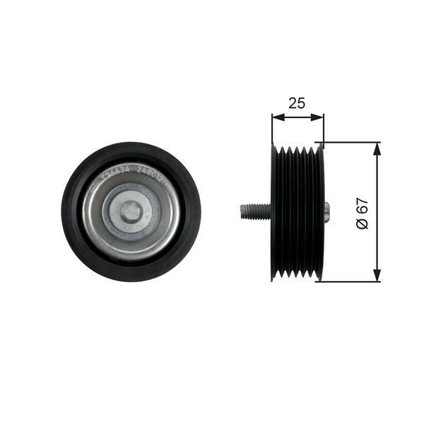 GATES KAYIS GERGI RULMANI MERCEDES X218 C218 W212 W221 W166 W463 C292 KANALLI (A2782020519)