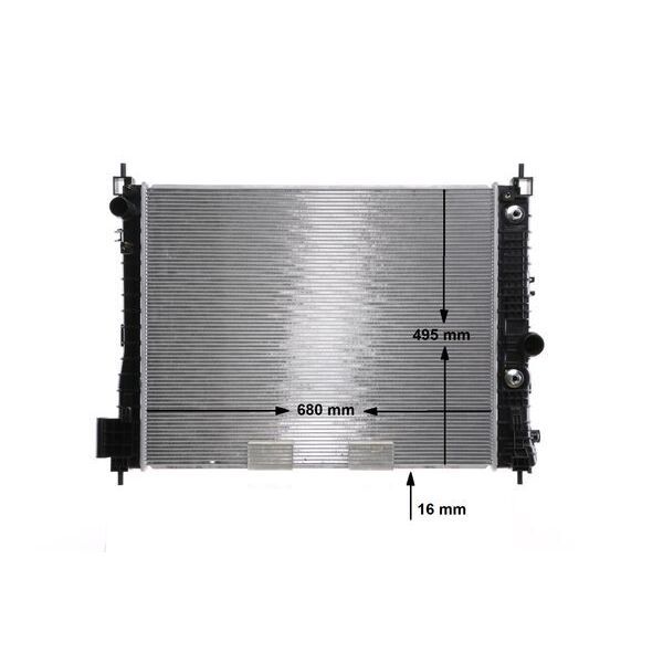 MAHLE RADYATÖR OPEL MOKKA 1.4-1.6 12- MOKKA X 1.4-1.6 CDTI 12- 1300365-1300366-42418327-94552132 (42361594)