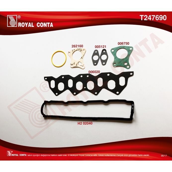 ROYAL ÜST TAKIM CONTA KEÇESİZ-SKC SİZ KNG-EXP-CLIO F8Q