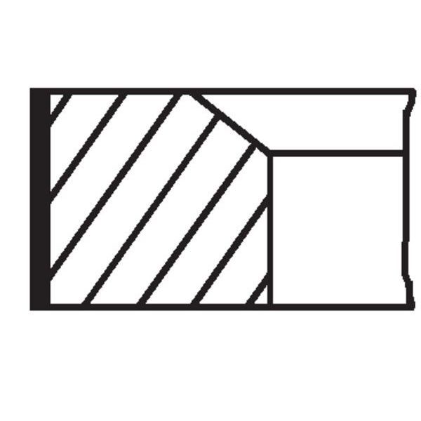 MAHLE SEGMAN 83 MM M651 (A6510300124)