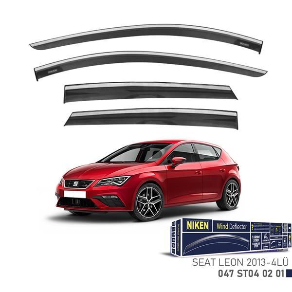 NIKEN KROMLU CAM RÜZGARLIĞI SEAT LEON 2013- 4LÜ