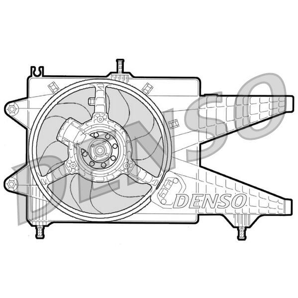 DENSO FAN MOTORU PUNTO 03>IDEA 04>YPSILON 03-11 1.3JTD AC MEK (51708004)