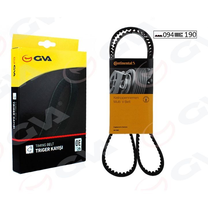 GVA TRİGER KAYIŞI EKSANTRİK KAYIŞI TOYOTA COROLLA 1.6L 4A-F KARBÜRATÖRLÜ AE92 88-92 94X190 (1356815040)