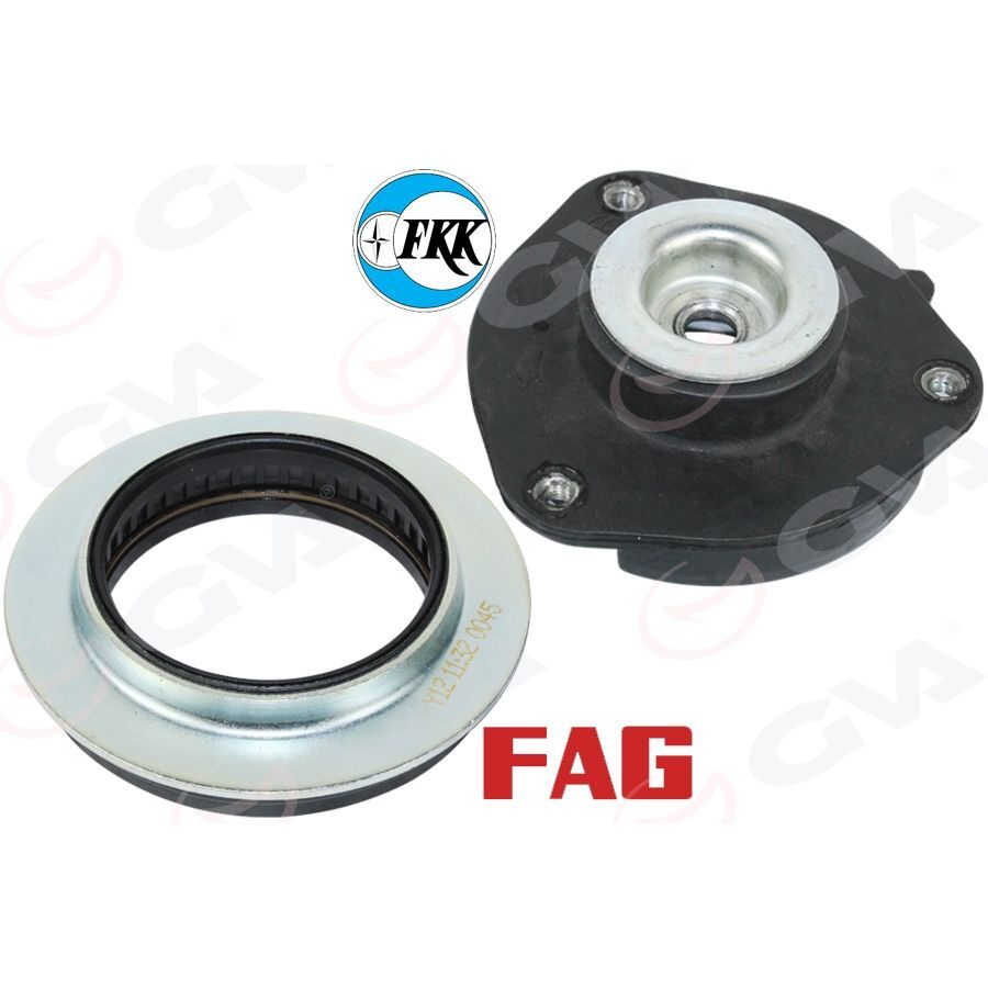 GVA AMORTİSÖR TAKOZU RULMANLI KİTİ CADDY-GOLF 5-6-JETTA-PASSAT-LEON-A3-SUPERB 04-12 (1K0412331B)