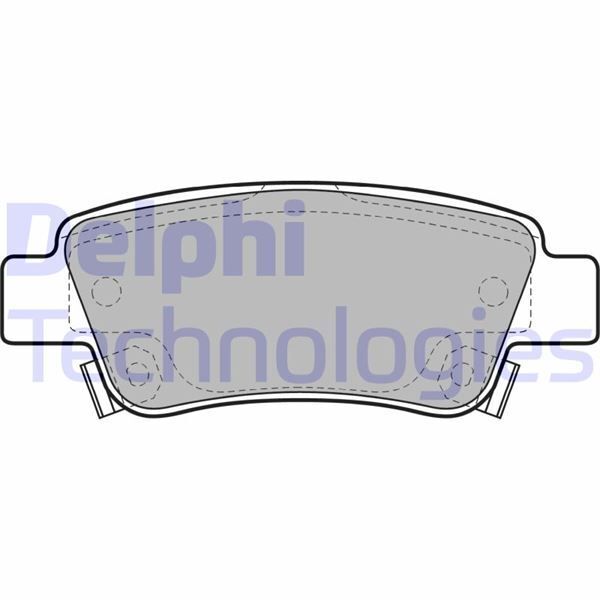 DELPHI ARKA FREN BALATA HONDA CR-V 2.2L N22A CTDI DIZEL RE6 06- / CR-V 2.0L R20 BENZINLI RE5 OTOMATIK VITE S 07-15 / CR-V 1.6L N16A2 RE6 İ-DTEC DIZEL 4X2 4X4 13- (43022SWWG00)