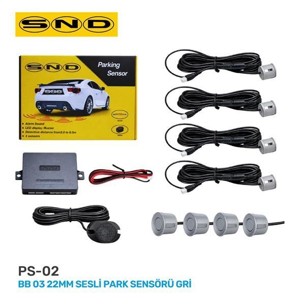 SND BB 03 22MM SESLİ PARK SENSÖRÜ GRİ
