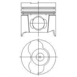 YENMAK MOTOR PİSTON SEGMAN 0.50 80.00 LAGUNA I-II 97>07 TRAFIC II 01>14 KANGOO 01> VİVARO 01>14 1.9 DCI F9Q DÜZ KANAL (7701472833)