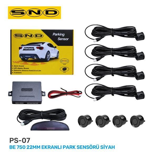 SND BE 750 22MM EKRANLI PARK SENSÖRÜ SİYAH