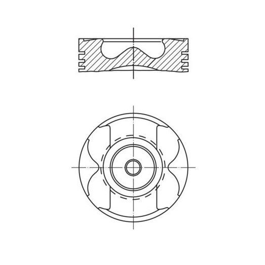 GOETZE PISTON SEGMAN 0.50 80.50MM MERCEDES OM622 W447 . RENAULT R9M 1.6 DCI MEGANE TALISMAN TRAFIC NISSAN QASHQAI X-TRAIL NV300 (120A10010R)