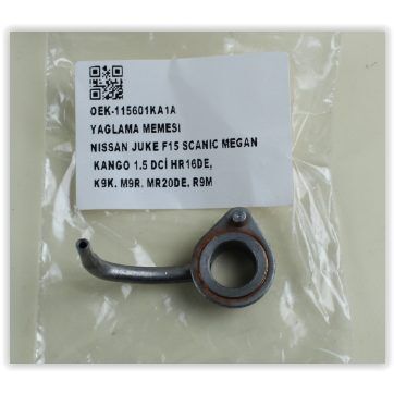 OE-ORIJINAL YAĞLAMA MEMESİ NISSAN JUKE F15-SCANIC-MGN-KNG 1.5 DCİ HR16DE-K9K-M9R-MR20DE-R9M (115601KA1A)