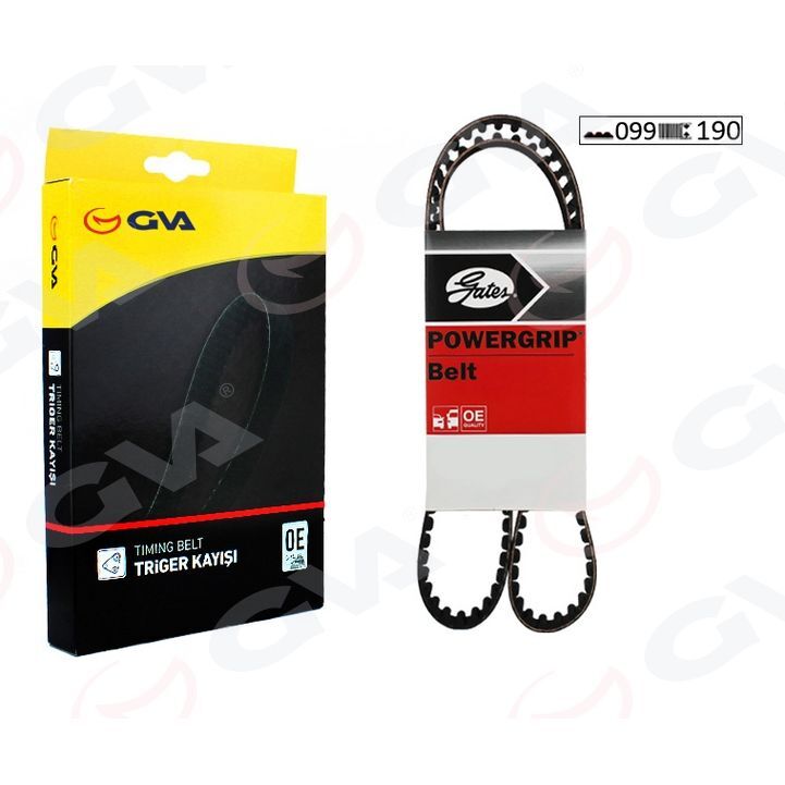 GVA TRİGER KAYIŞI 099X190 HYUNDAI H100-H200 STAREX 2.5D8V-MITSUBISHI L200-L300-L400 2.5D 8V KIA (2333642500)