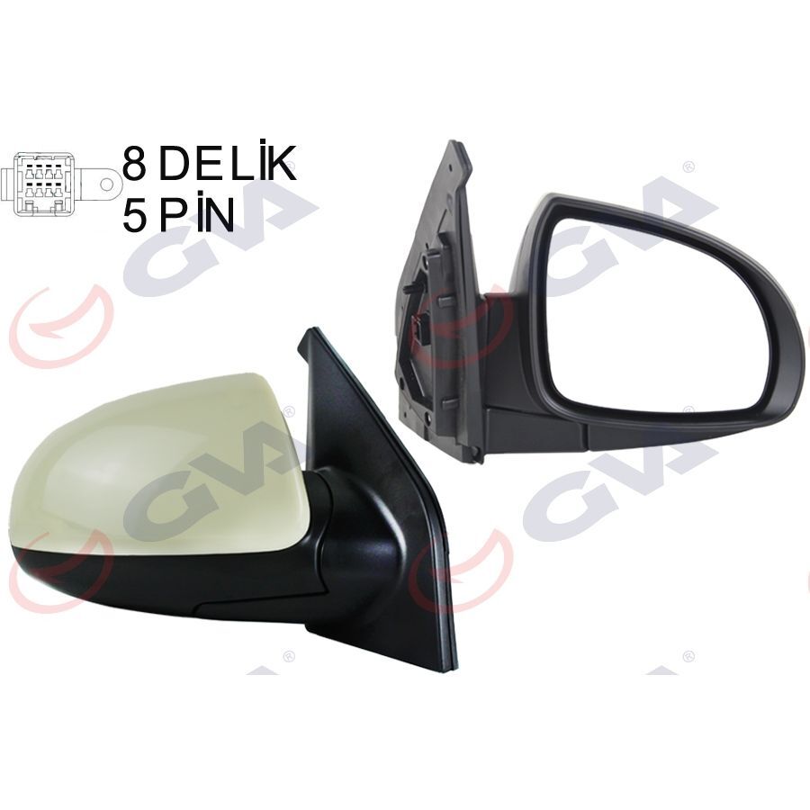 GVA DIŞ DİKİZ AYNASI SAĞ PICANTO 06> ELEKTRİKLİ ISITMALI ASTARLI KONVEKS VM-753EHPR (8762007198)