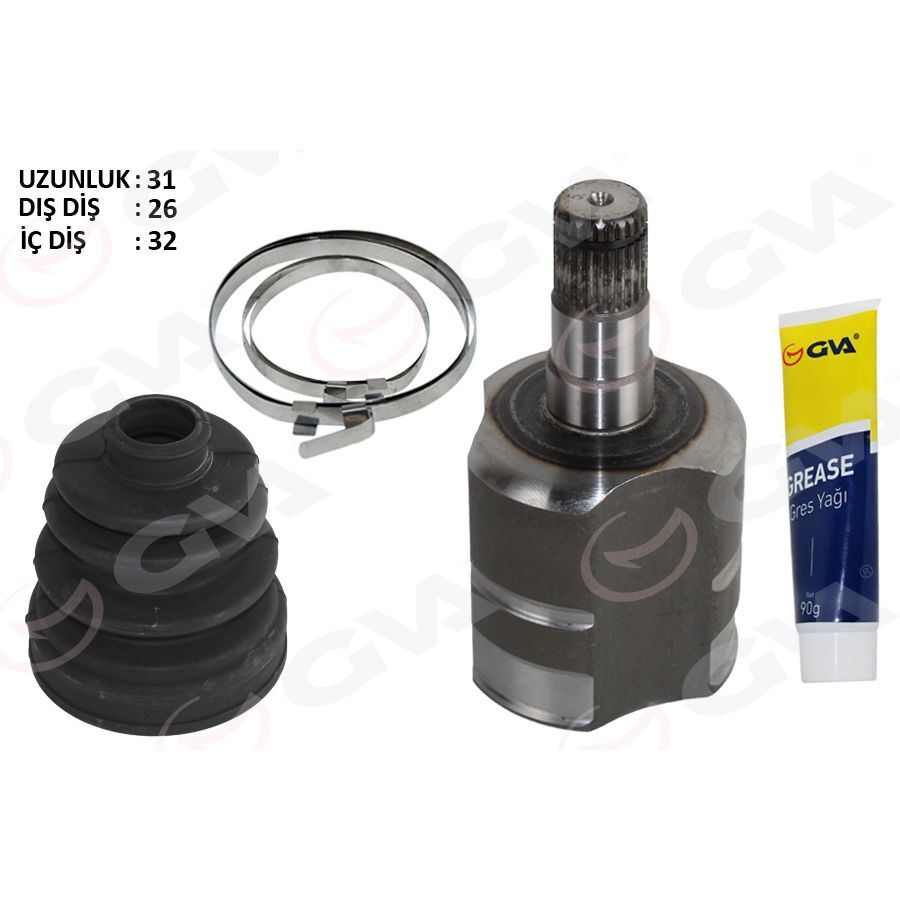 GVA AKS KAFASI İÇ GOLF5-GOLF6-JETTA BM OTOMATIK 04-13 BM (1K0498103C)