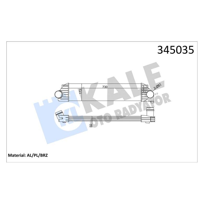 KALE RADYATOR TURBO RADYATÖRÜ RENAULT MASTER III 10 OPEL MOVANO B 10 2.3DCI (144960015R)