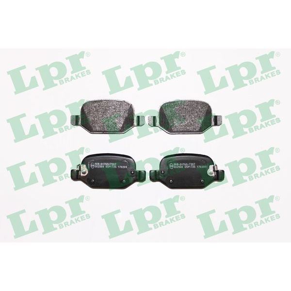 LPR ARKA FREN BALATASI FIAT 500L 12 0.9 1.3DMTJ 1.4 1.6D MTJ (77366456)