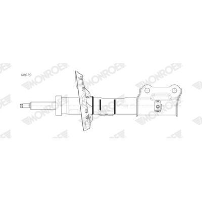 MONROE AMORTİSÖR ÖN SOL HYUNDAI KONA 1.6L G4FJ 16-> / 1.6L D4FE CRDI E-VGT 18-> / 1.6L G4LE GDİ HYBRID 20-> (54650CM000)