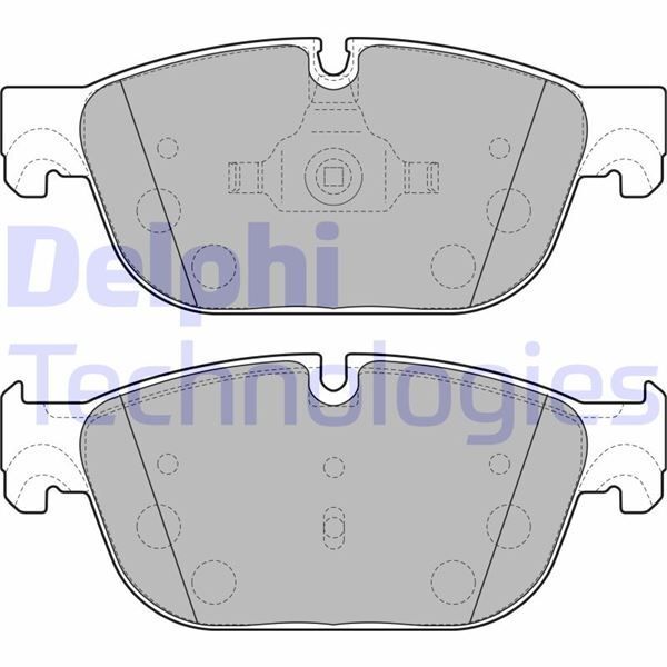 DELPHI ÖN FREN BALATASI PEUGEOT P407 04>10 P508 10>18 C5 08>14 C6 09>12 DS5 09>15 180MM (1610104080)