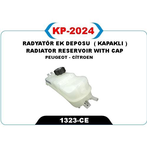 KAYA RADYATÖR EK DEPOSU KAPAKLI PEUGEOT - CİTROEN (1323CE)