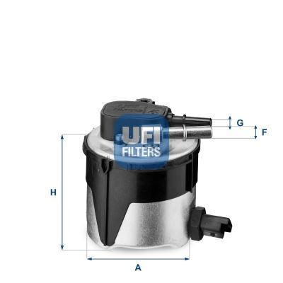 UFI YAKIT FİLTRESİ FIESTA IV 08 > FOCUS C-MAX 03-07 >MAZDA 2- MAZDA 3 1.6TDCI VOLVO S40 1.6D 05 > OE (1053647S01)