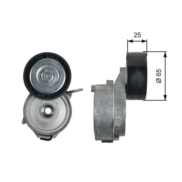GATES GERGİ KÜTÜĞÜ ŞARJ FREELANDER II EVOQ 2.2 TDİ TD4 (31216514)