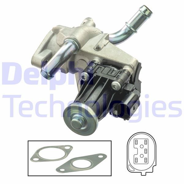 DELPHI EGR VANASI TRANSIT V347 11 14 V363 V362 14 CUSTOM 12 2.2TDCI 155PS RANGER 12 BOXER III-JUMPER 11 110-130-150 PS MAZDA BT-50 DEFENDER L316-L317 (9800555380)