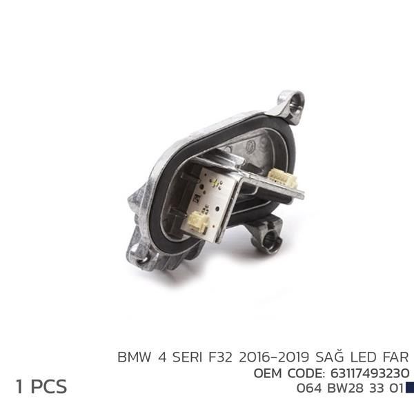 NIKEN BMW 4 SERI F32 2016-2019 SAĞ LED MODÜL 63117493230 (63117493230)
