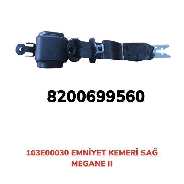 AFT EMNİYET KEMERİ OTOMATİK SAĞ MEGANE II (103E00030)