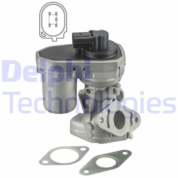 DELPHI EGR VALFİ BOXER III JUMPER III 06 2.2 HDI P22DTE FORD PUMA-TRANSIT V347 2.2 TDCI FIAT DUCATO 2.2 JTD 100CV LAND ROVER DEFENDER CABRIO 2.4TD4 4 4 07 (1618.HQ)