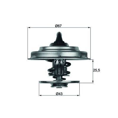 MAHLE TERMOSTAT 87 C MERCEDES M102 M103 OM615 OM904 W201 W202 W124 W210 W140 . AXOR 1838 (A1102000515)