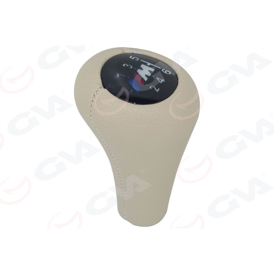 GVA VİTES TOPUZU BMW M POWER 6 VİTES IŞIKLI E30 E34 E36 E39 E46 E60 E90 E92 BEJ DERİ (25112282450B)