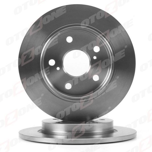 OTOZONE ARKA FREN DİSKİ DOLU TİP TOYOTA AURIS COROLLA 1.4L 1NDTV NDE150 NDE180 D-4D DIZEL 07-> / 1.33L 1NR-FE NRE180 12-> - 270 ÇAP X 5 BİJON - ADET DISK FIYATIDIR (4243102170)