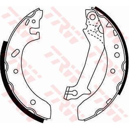 TRW ARKA PABUÇ BALATA ESCORT V/VI 1.4 1.6 1.8D ABS SIZ 95 > FIESTA 1.3 1.4 1Ç8D 203X38 GS8608 (95AB2200BC)