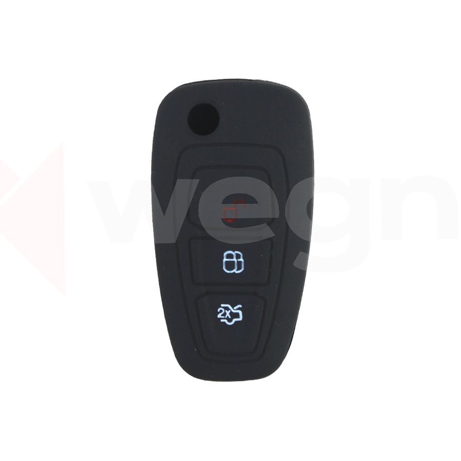 WEGNA KONTAK ANAHTAR KUMANDA KORUYUCU KILIF SİLİKON FORD TRANSIT-MONDEO-FOCUS-RANGER-C MAX-S MAX SİYAH (AKSESUAR)