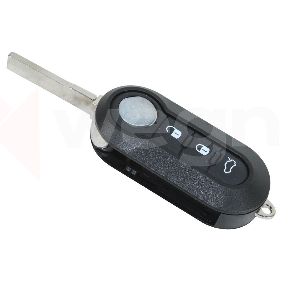 WEGNA KONTAK ANAHTAR KUMANDA KORUYUCU KILIF SİLİKON FIAT DOBLO DUCATO PUNTO FIORINO 3 BUTONLU SİYAH (AKSESUAR)