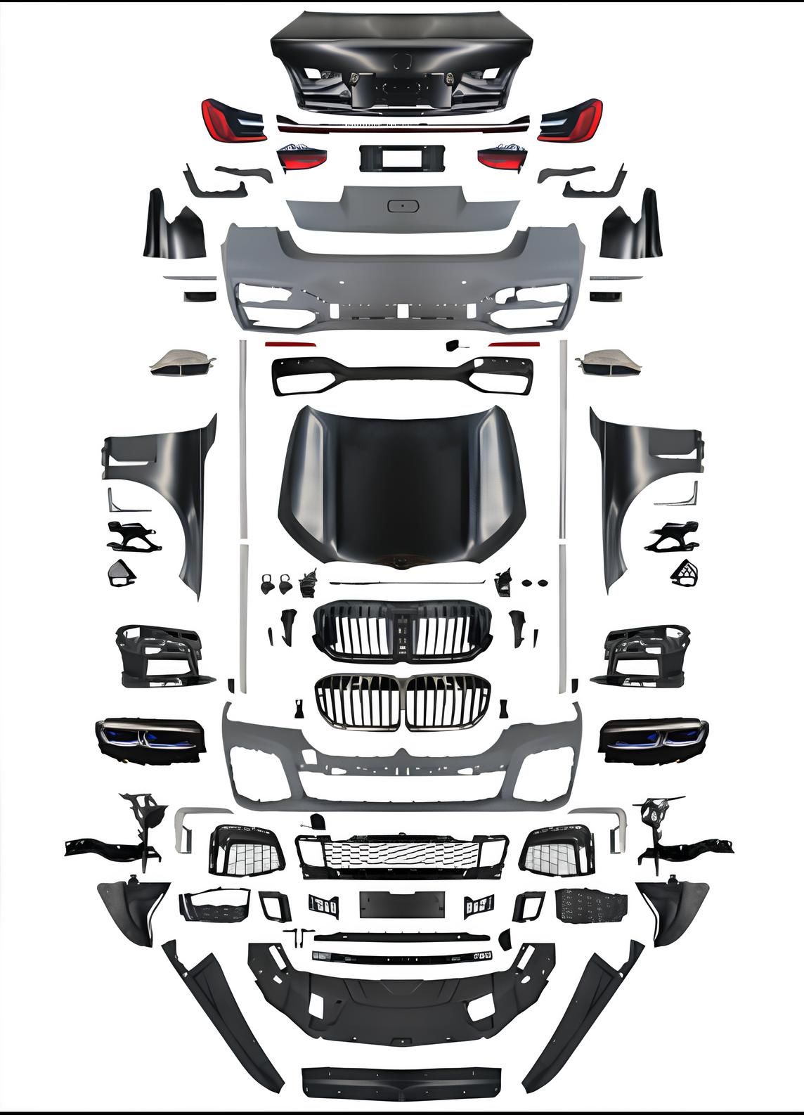 Gövde Seti F01-F02 2009-12 - G11-G12 LCI 2020 Dönüşüm Seti.